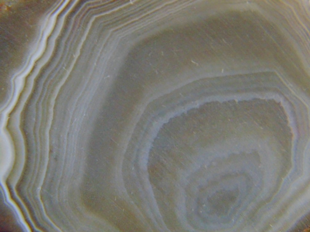 A beautifully banded 3.3 oz Lake Superior Agate half