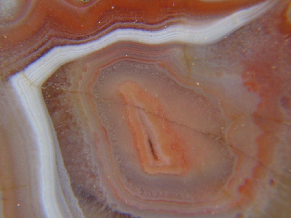 A beautifully banded 4.3 oz Lake Superior Agate half