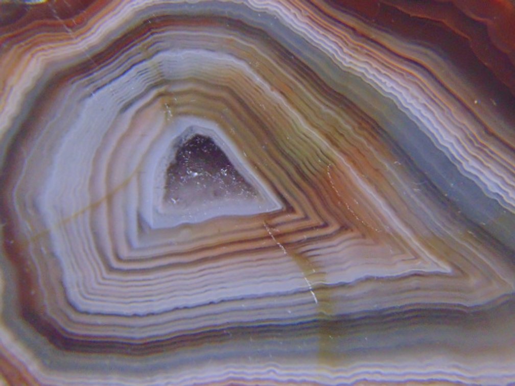 A beautifully banded 4.8 oz Lake Superior Agate half