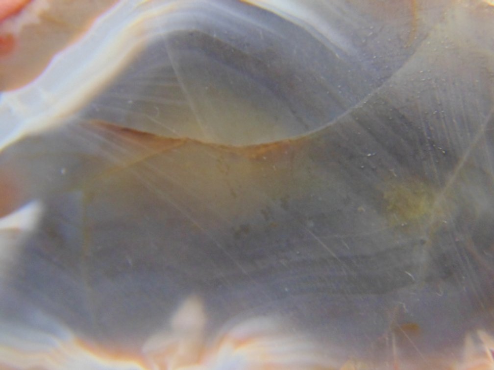 A beautifully banded 3.9 oz Lake Superior Agate half, this is the other half to #254