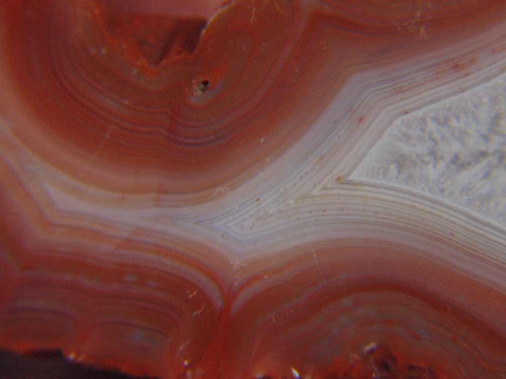 A beautifully banded 3.6 oz Lake Superior Agate end cut