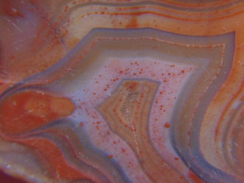 A beautifully banded 1.8 oz Lake Superior Agate end cut