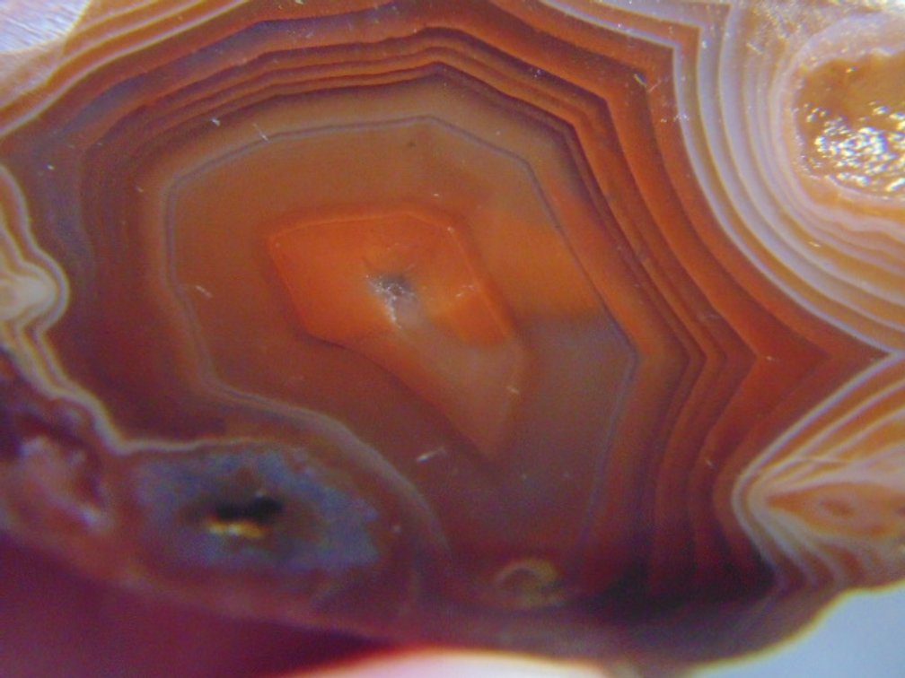A beautifully banded 2.9 oz Lake Superior Agate half
