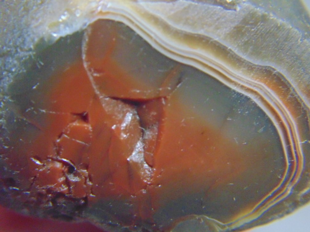 A beautifully banded 4.7 oz Lake Superior Agate