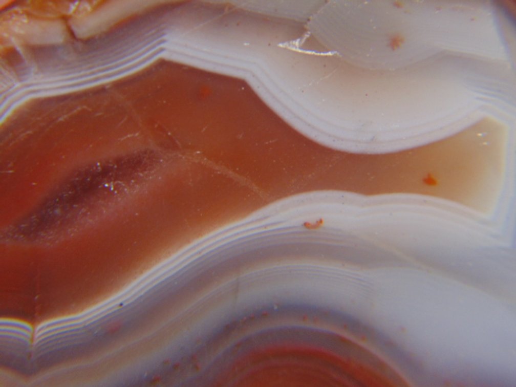 A beautifully banded 1.4 oz Lake Superior Agate half