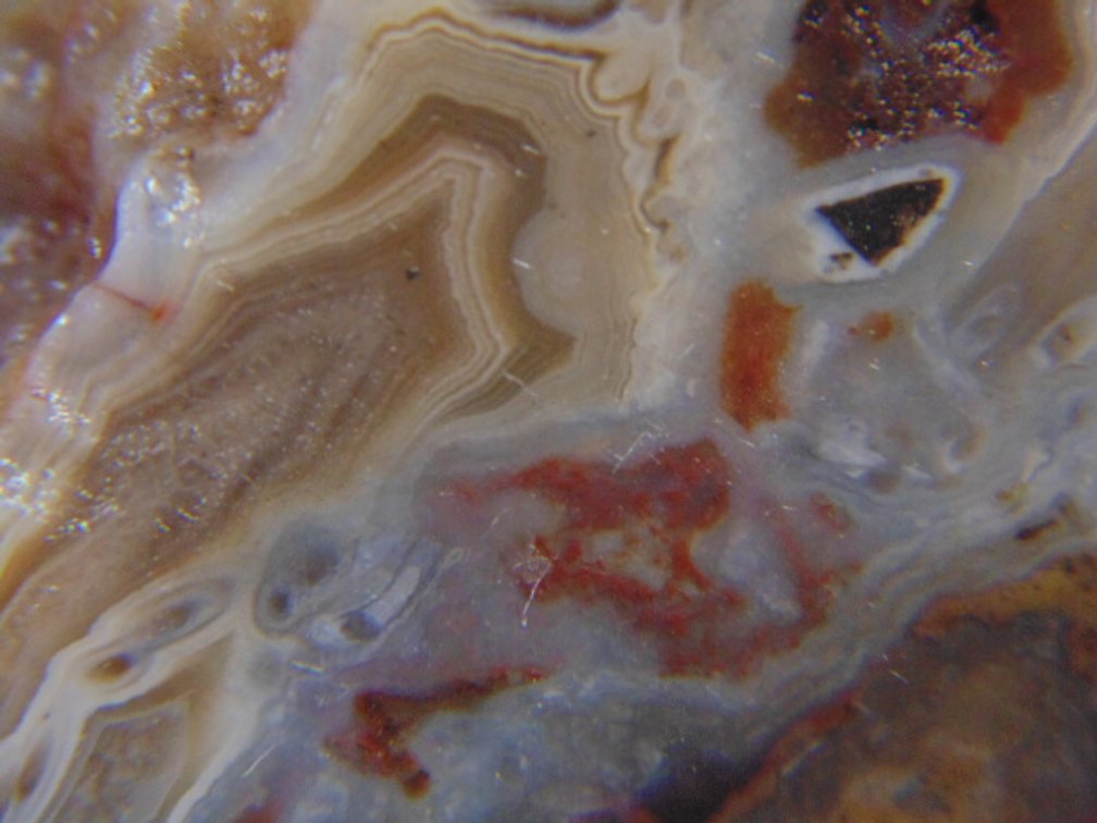 A beautifully banded 3.8 oz Lake Superior Agate half