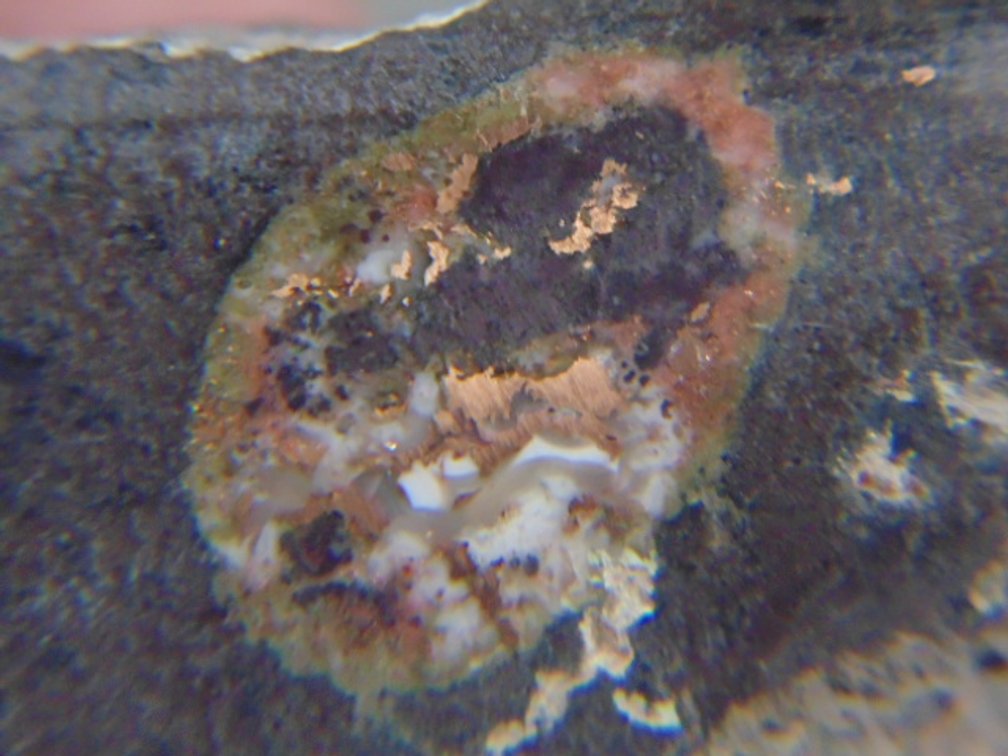 A Copper Replacement Agate in matrix, 31.3 grams