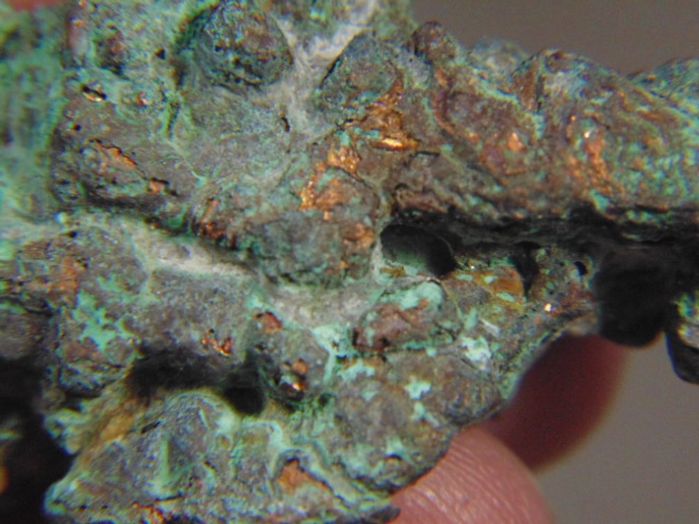 A rough piece of Michigan Copper, 44.1 grams