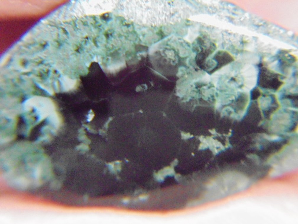 A face polished Greenstone nugget, 3.5 grams