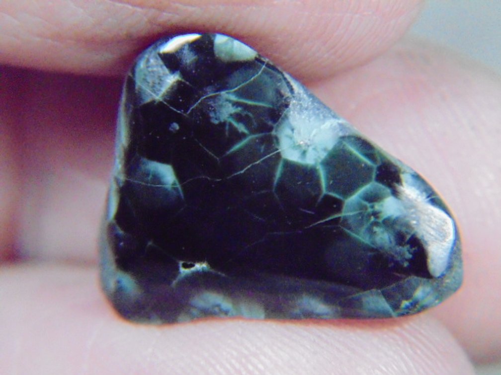 A face polished Greenstone nugget, 2.1 grams