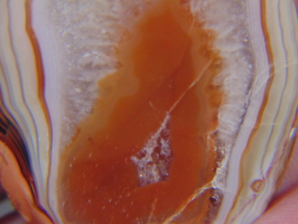 A stunning Lake Superior Agate cab, 10.9 grams