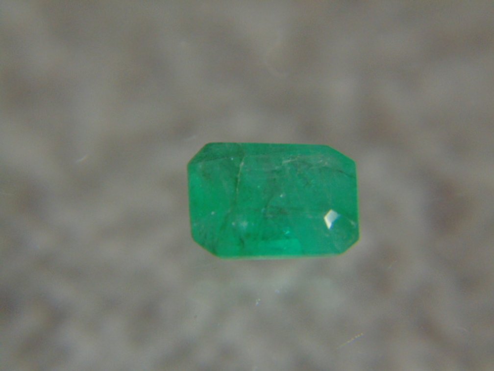 A 9 x 7 mm emerald cut Emerald, 1.87 cts
