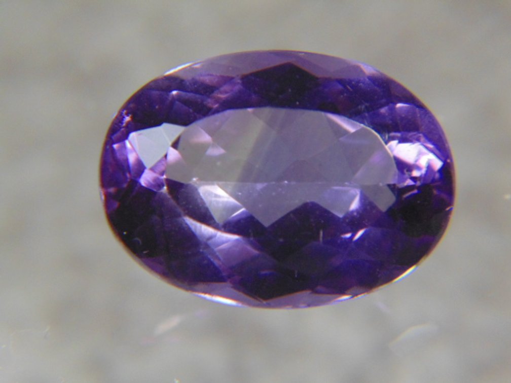 A oval Amethyst
