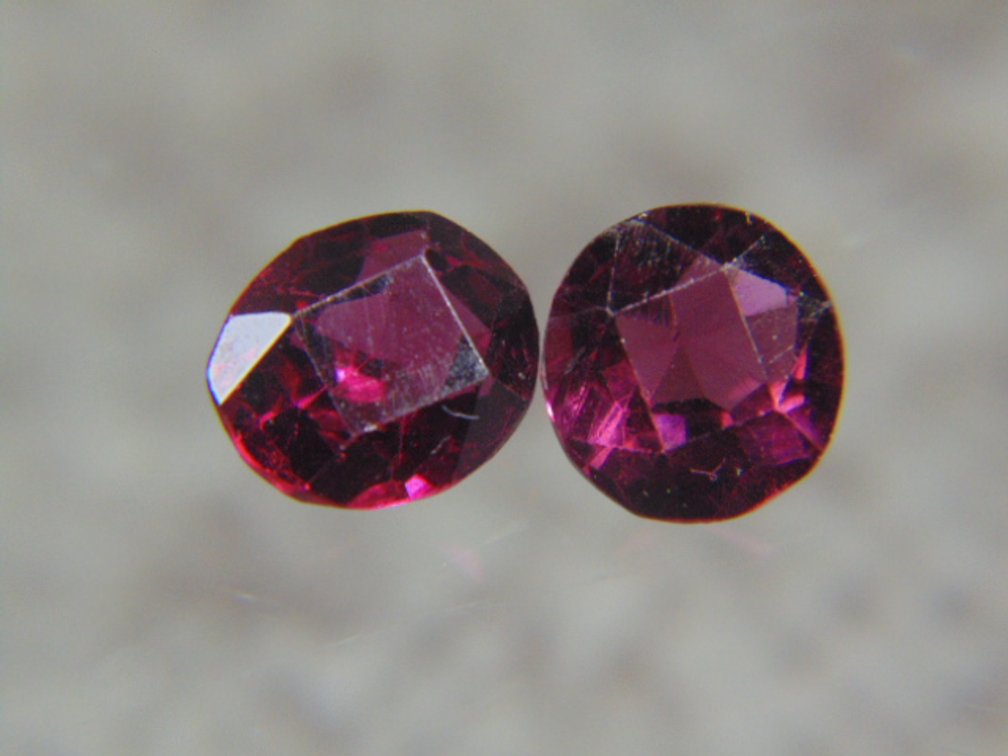 Two 7 mm Garnets