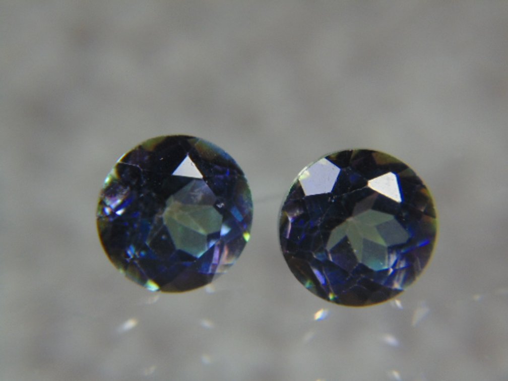 Two 8 mm Mystic Topaz, 4.9 cts