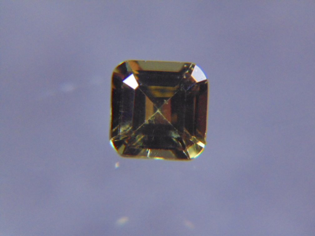 A 4.8 mm Yellow Tourmaline, .46 cts