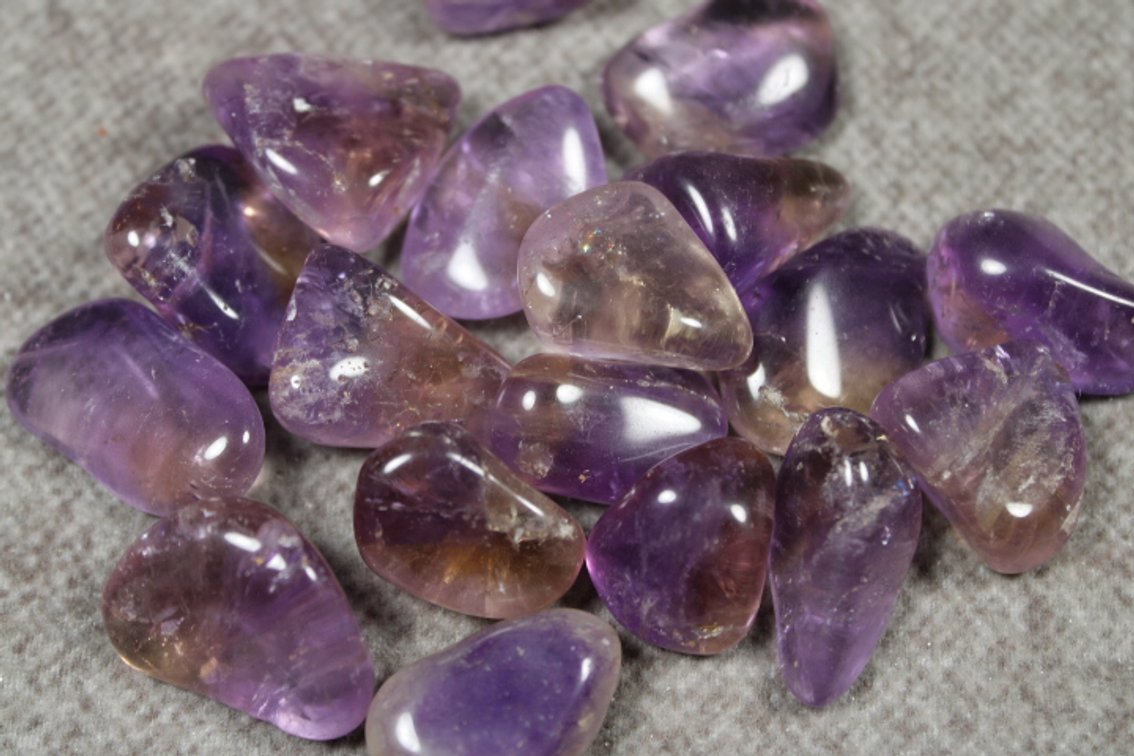 3.9 ozs of polished Ametrine