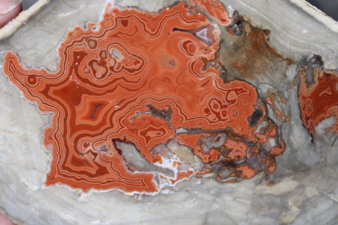 A 1 lb piece of Teepee Canyon Agate