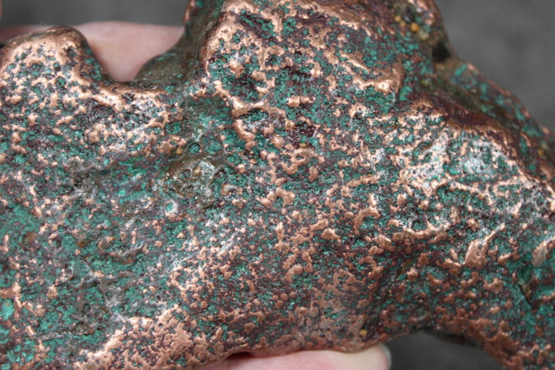 A 1 lb piece of Michigan Copper