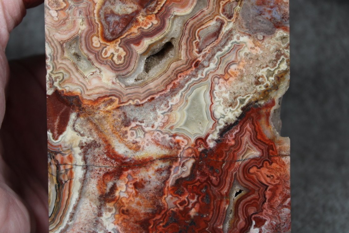 A 2 lb 4 oz piece of Mexican Lace Agate