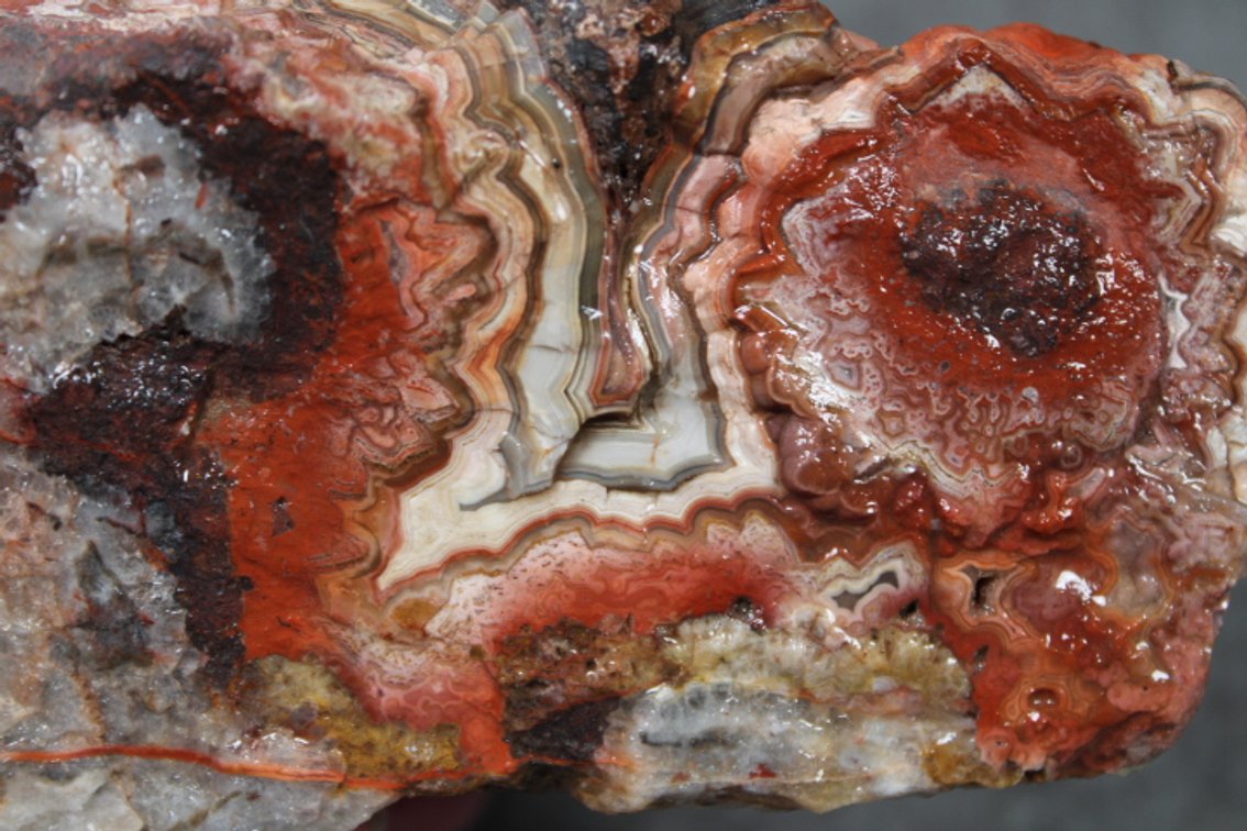 A 1 lb 2 oz piece of Mexican Lace Agate