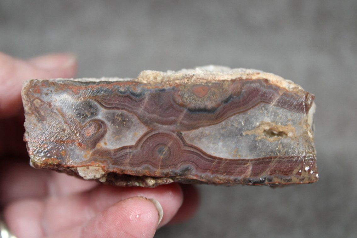 A 6.3 oz piece of rough Purple Passion Agate