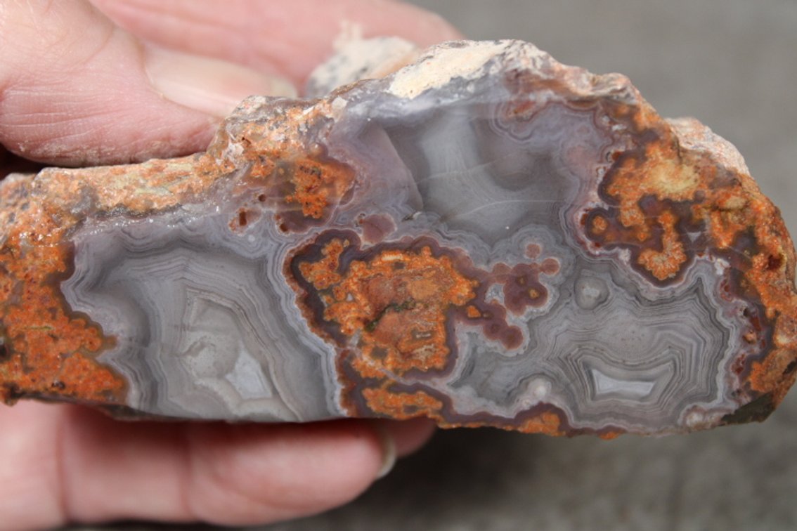 A 3.9 oz piece of rough Purple Passion Agate