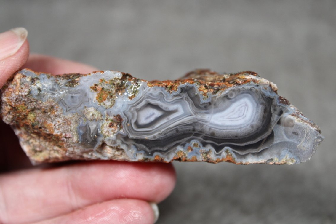 A 1.9 oz piece of rough Purple Passion Agate