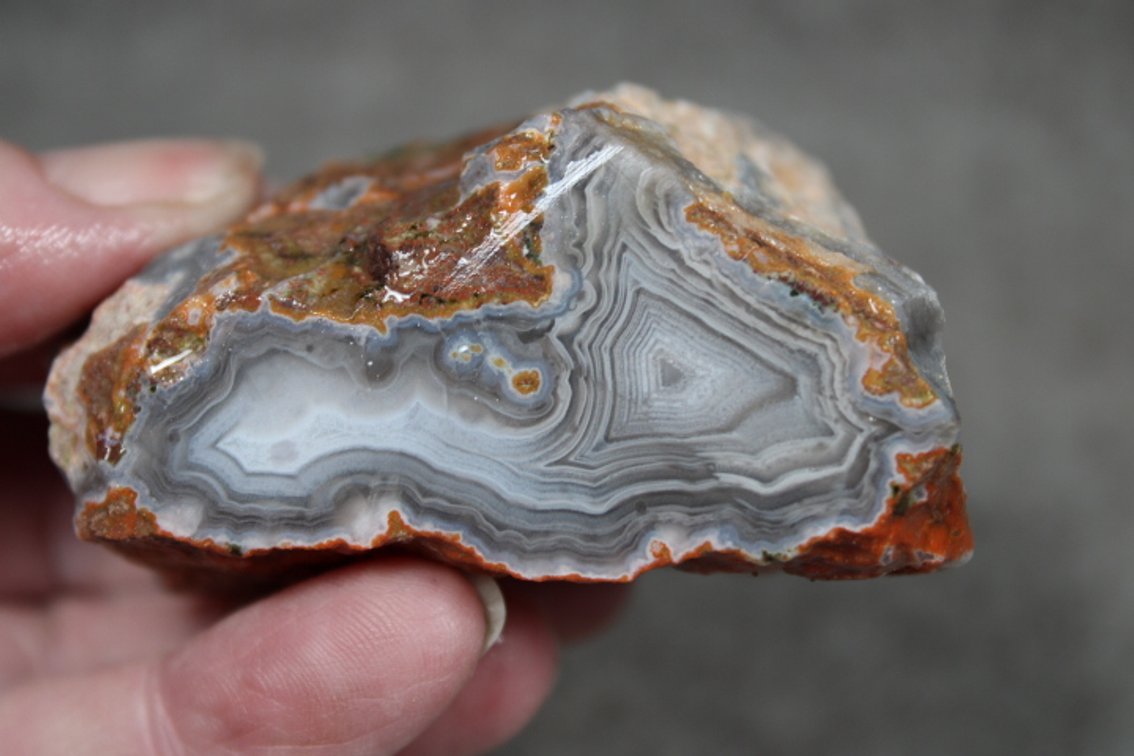 A 4.1 oz piece of rough Purple Passion Agate