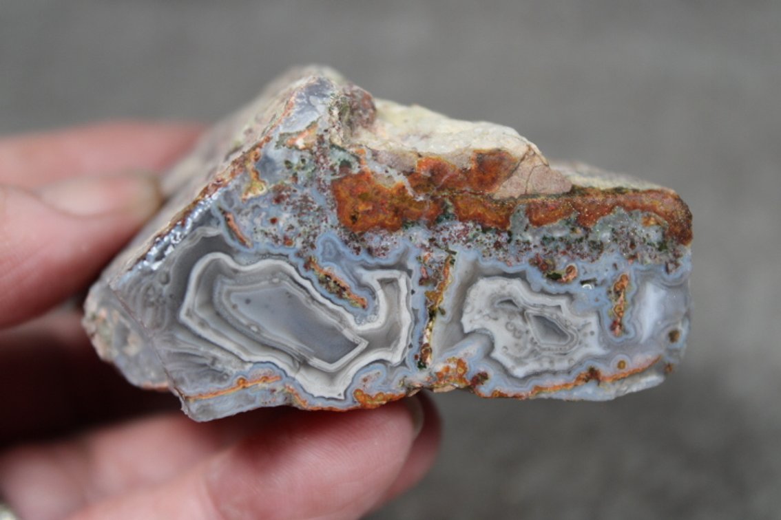 A 5.9 oz piece of rough Purple Passion Agate