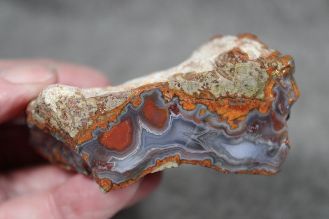 A 3.9 oz piece of rough Purple Passion Agate