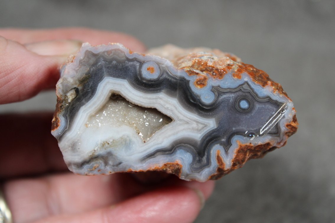 A 2.9 oz piece of rough Purple Passion Agate