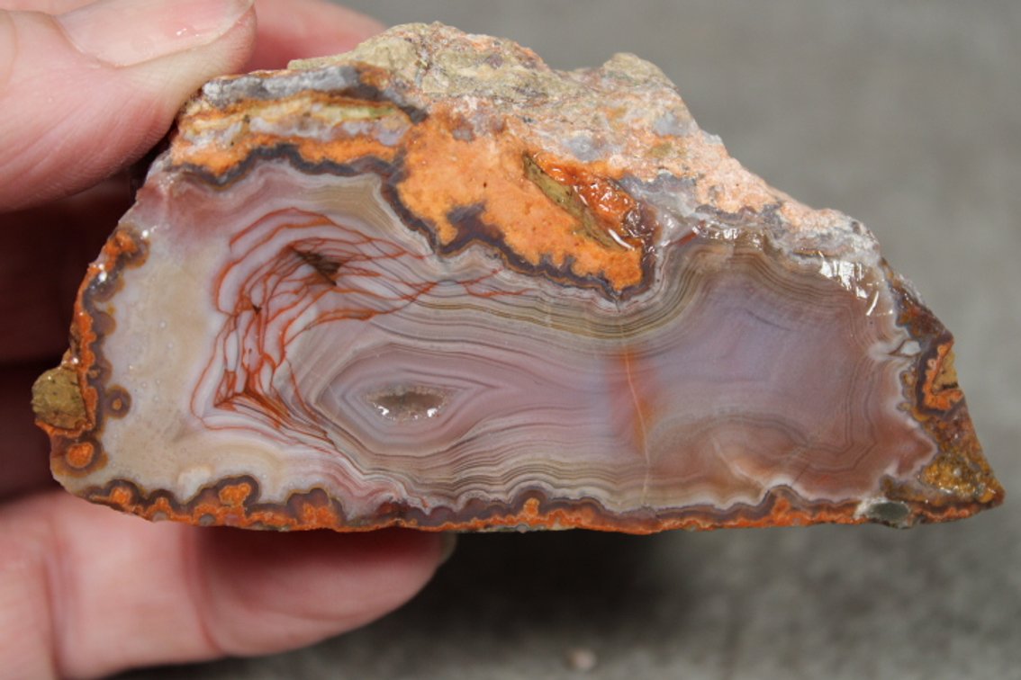 A 3.5 oz piece of rough Purple Passion Agate