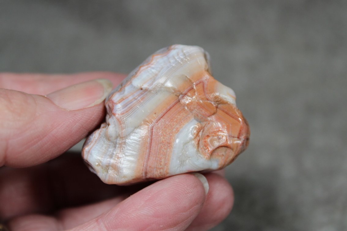 A natural 1.2 oz Lake Superior Agate