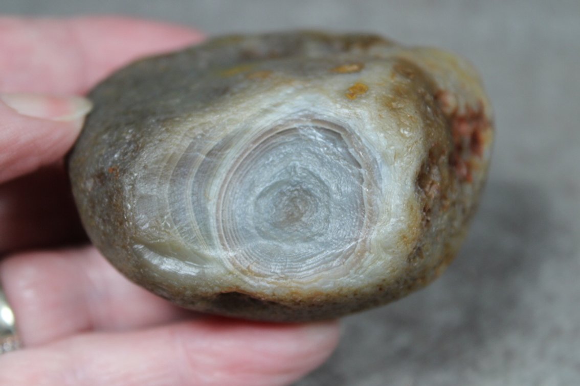 A natural 5.5 oz Lake Superior Agate