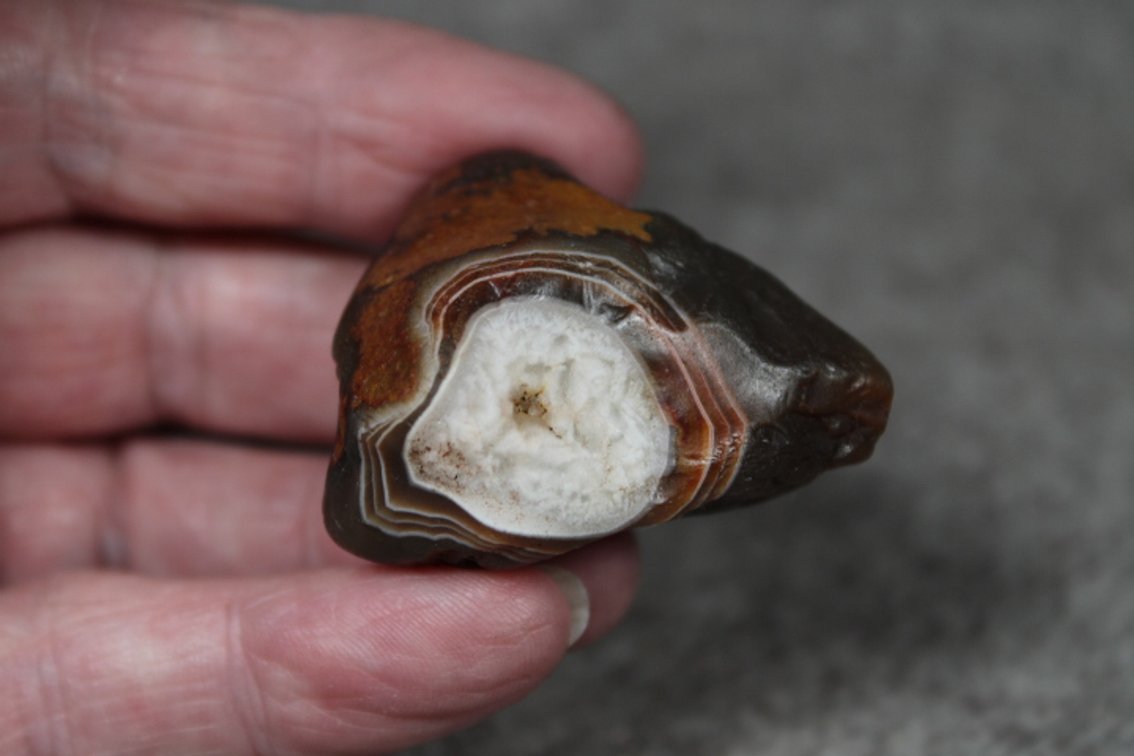 A natural 1 oz Lake Superior Agate