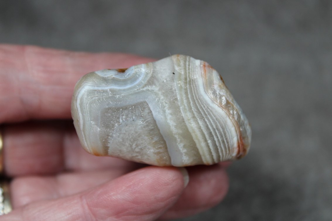 A natural 1.3 oz Lake Superior Agate