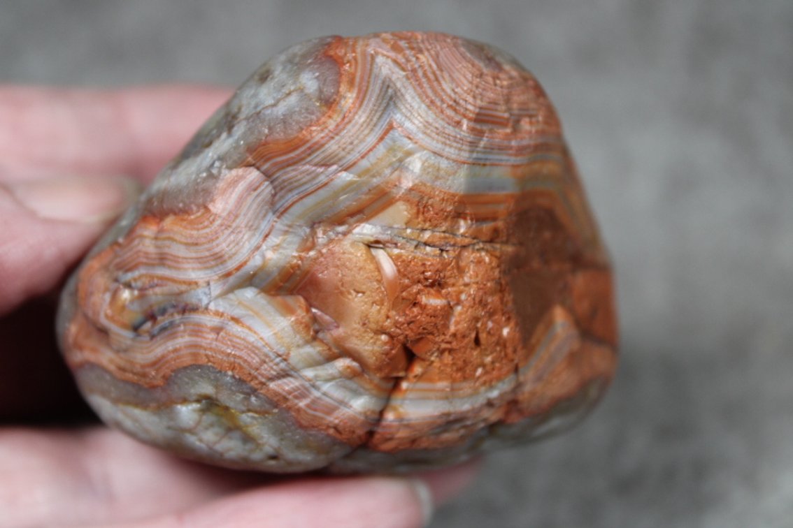A natural 5.3 oz Lake Superior Agate