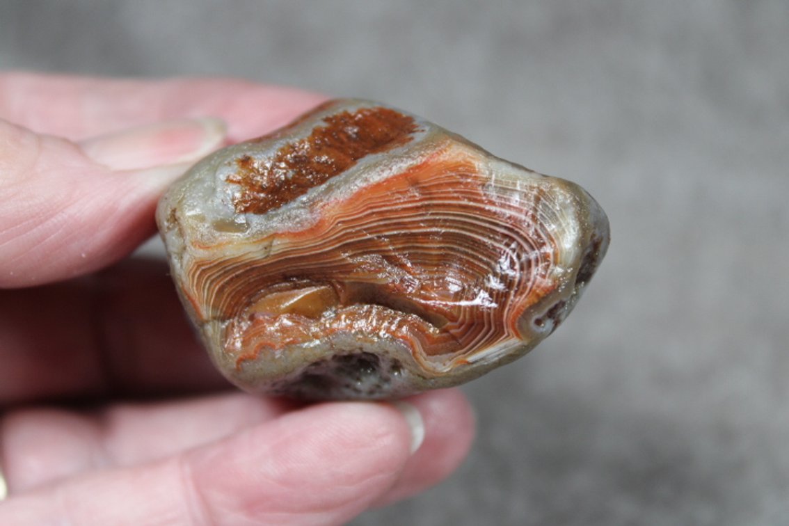 A natural 1.8 oz Lake Superior Agate