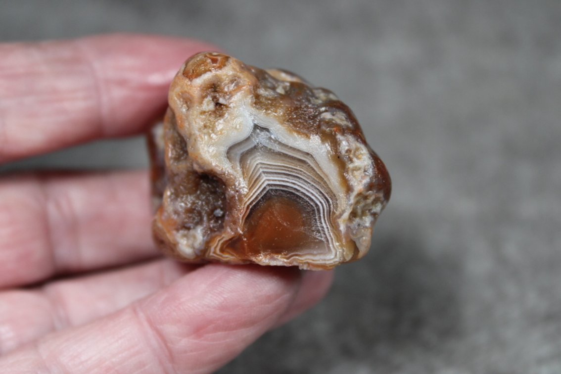 A natural 1.5 oz Lake Superior Agate