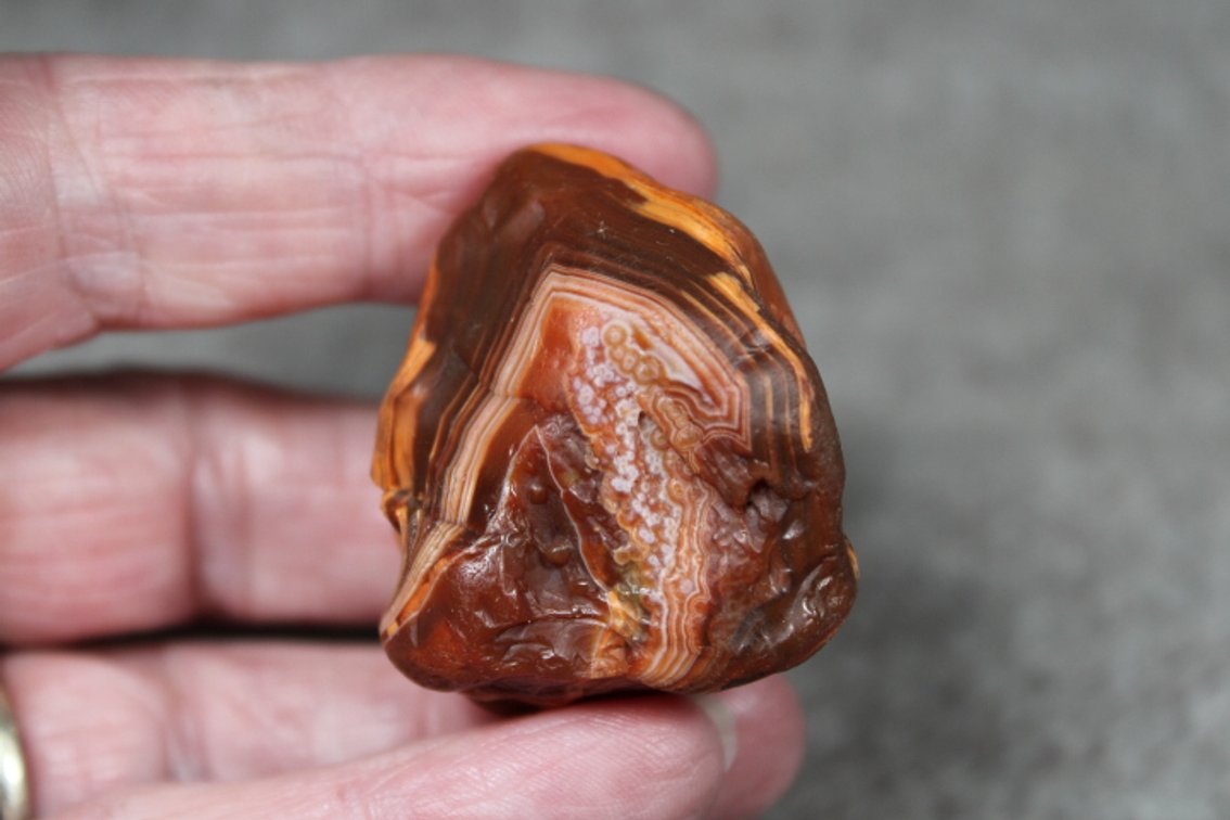 A natural 1.2 oz Lake Superior Agate