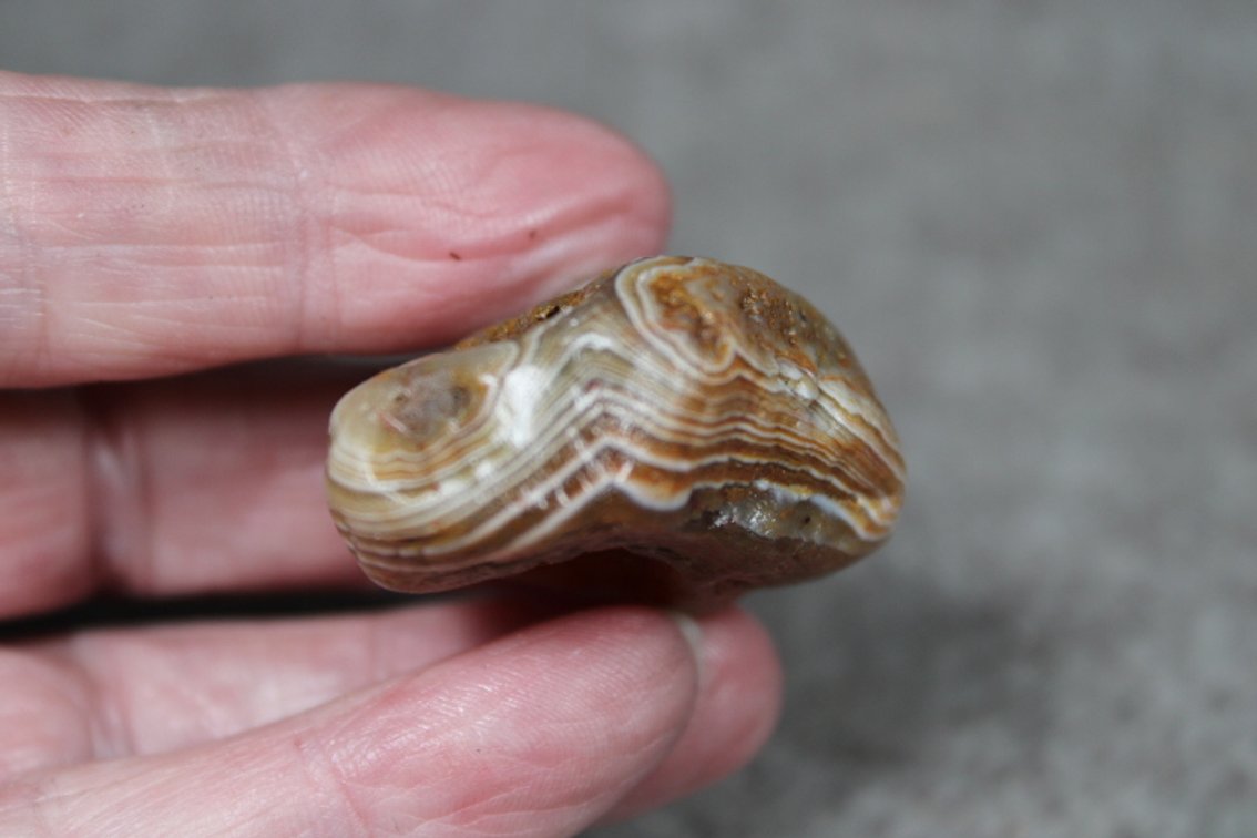 A natural .9 oz Lake Superior Agate