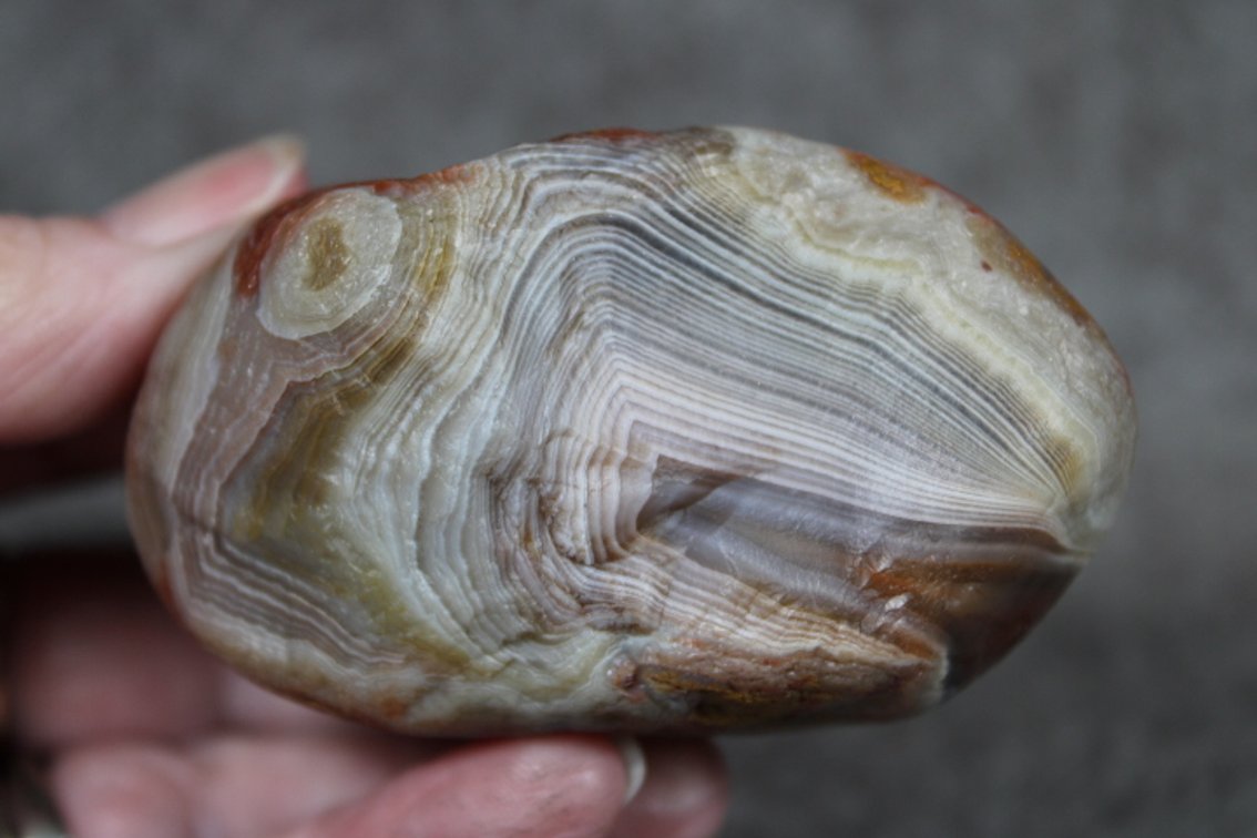 A natural 6.6 oz Lake Superior Agate