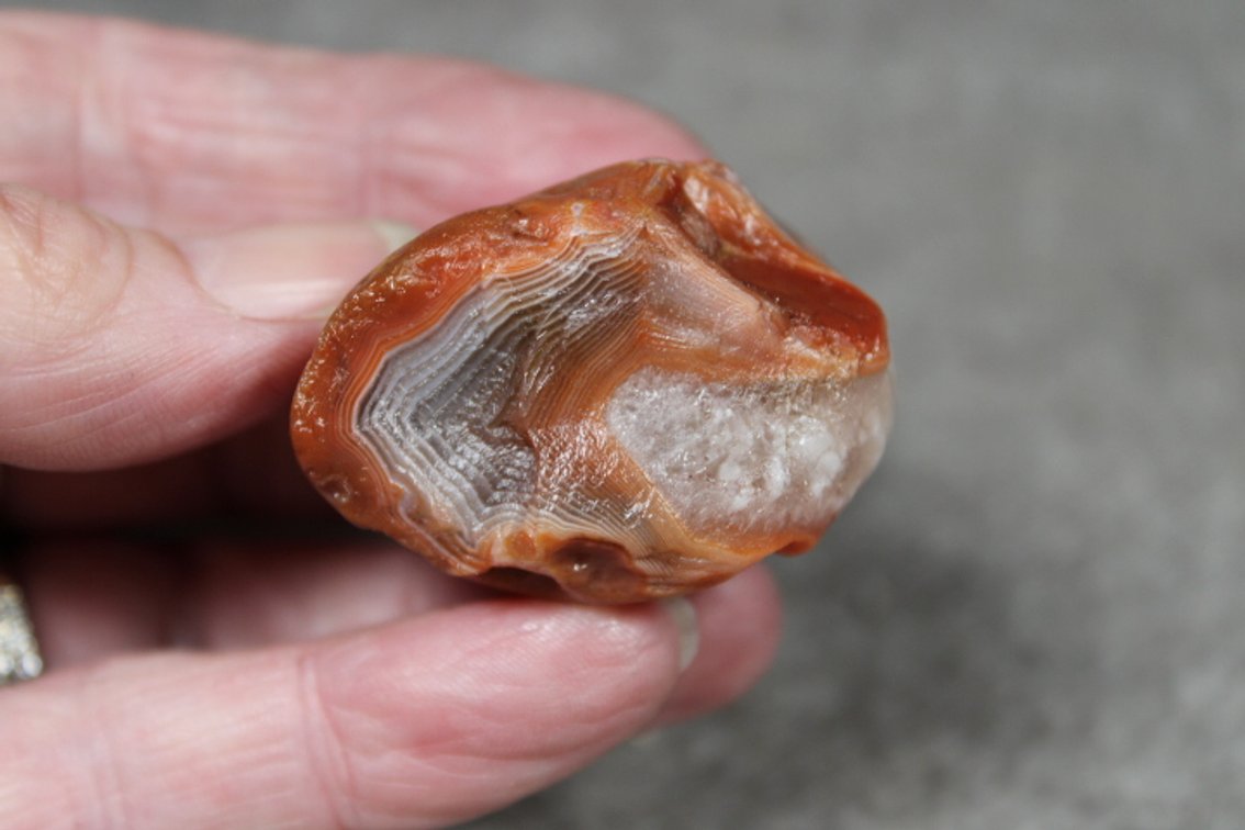 A natural 1.4 oz Lake Superior Agate