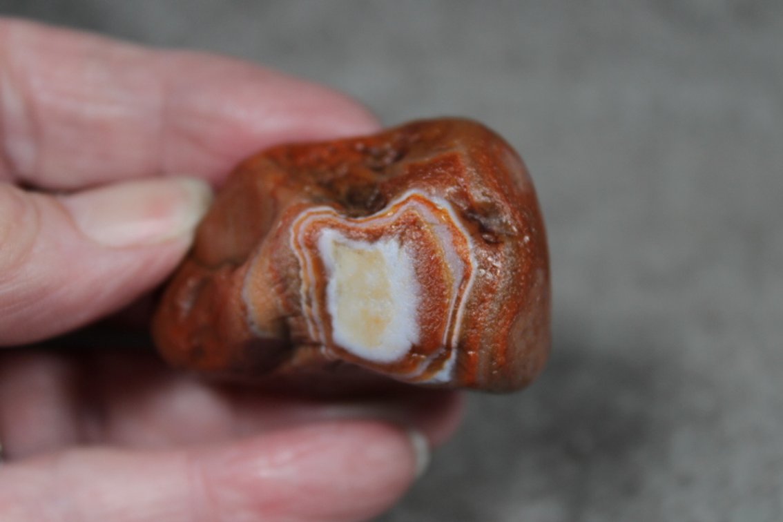 A natural 1.7 oz Lake Superior Agate