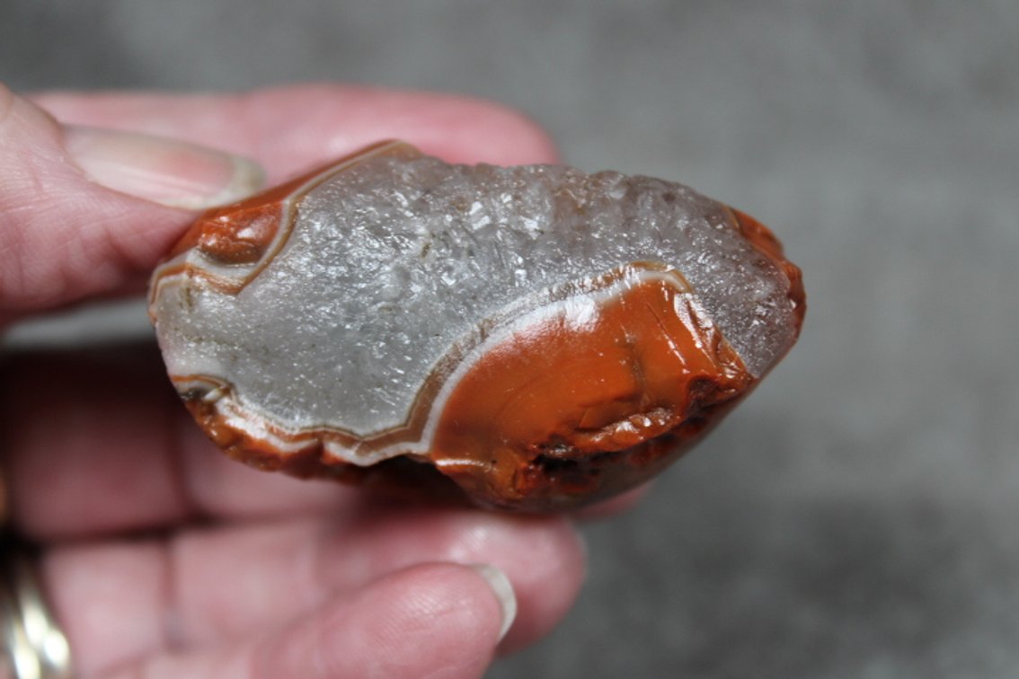 A natural 1.6 oz Lake Superior Agate
