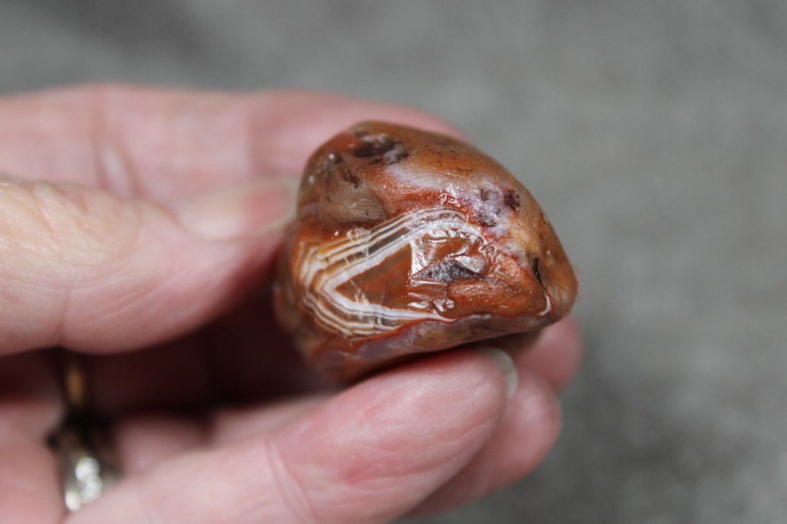 A natural 1.3 oz Lake Superior Agate