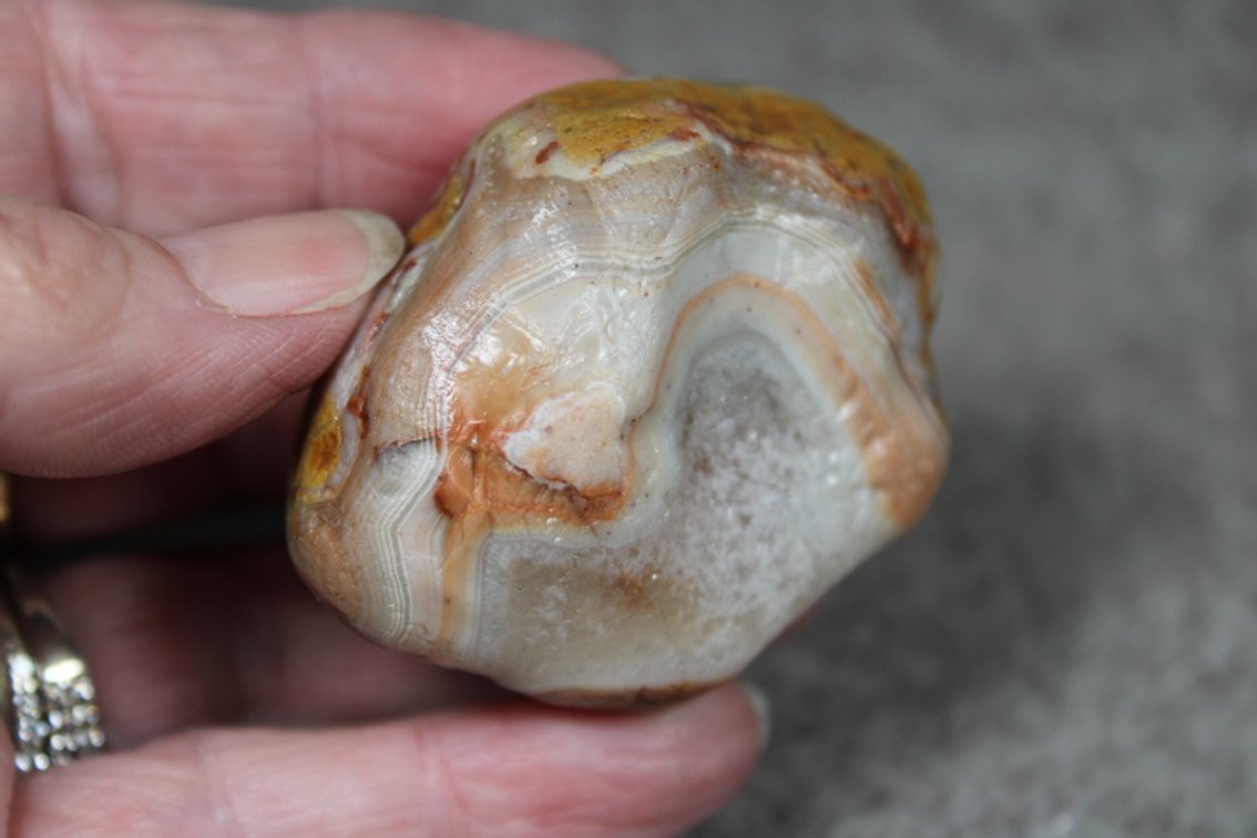 A natural 2.7 oz Lake Superior Agate
