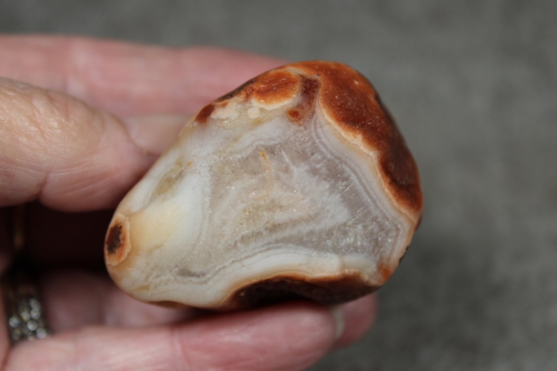 A natural 2.9 oz Lake Superior Agate