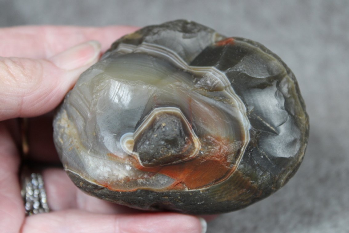 A natural 8.1 oz Lake Superior Agate
